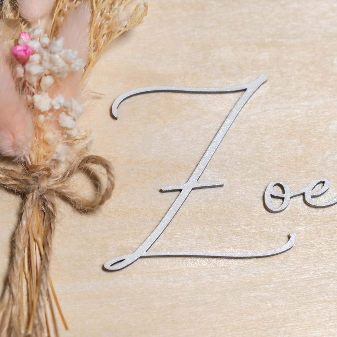 LUXURY BABY NAME SIGN