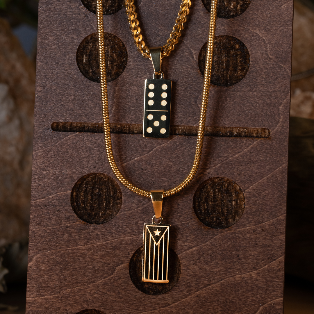 DOMINO & BANDERA NECKLACE