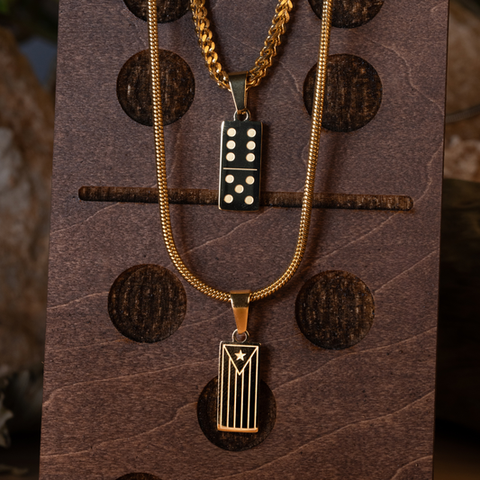 DOMINO & BANDERA NECKLACE