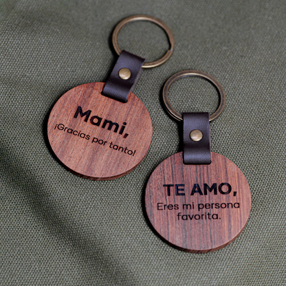 MENSAJITO GRABADO EN LLAVERO