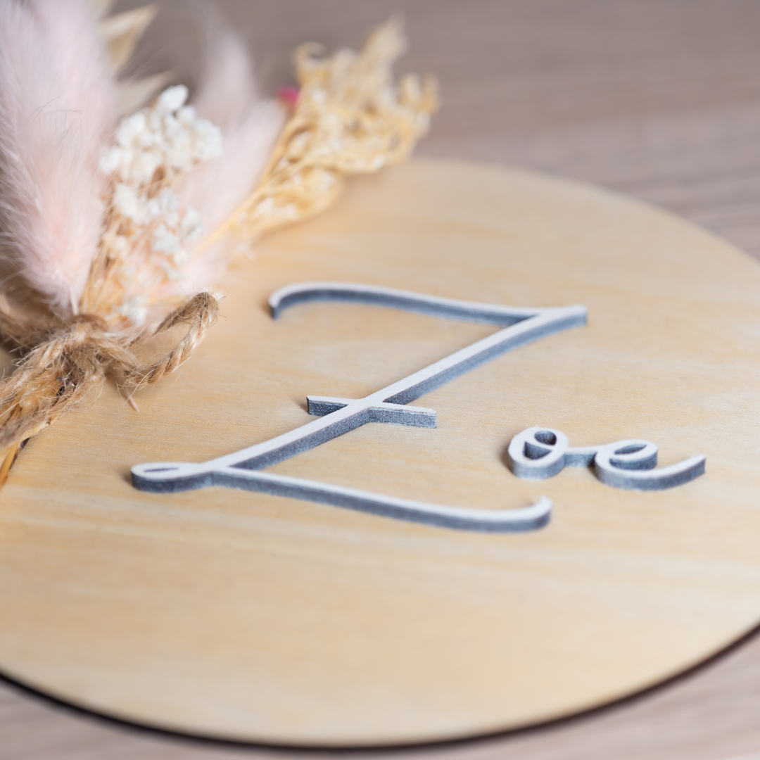 LUXURY BABY NAME SIGN