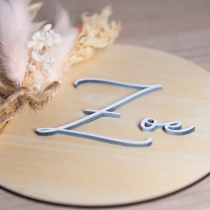 LUXURY BABY NAME SIGN