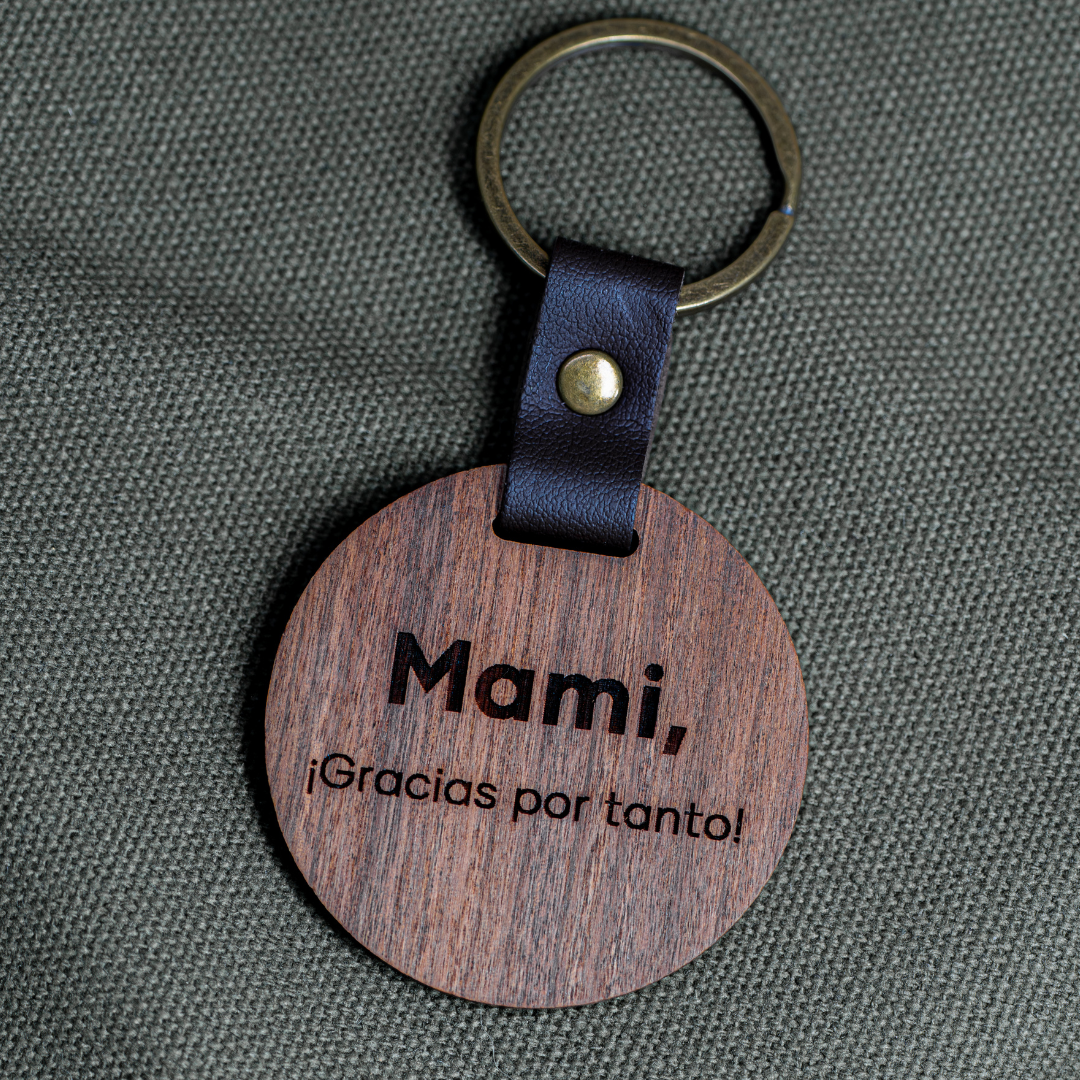 MENSAJITO GRABADO EN LLAVERO