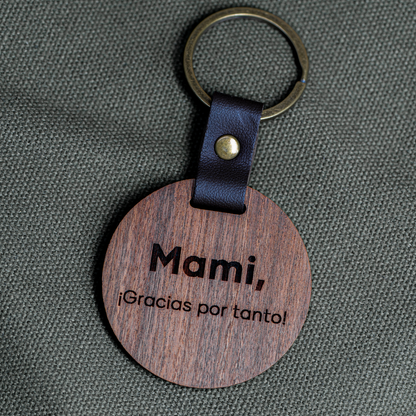 MENSAJITO GRABADO EN LLAVERO