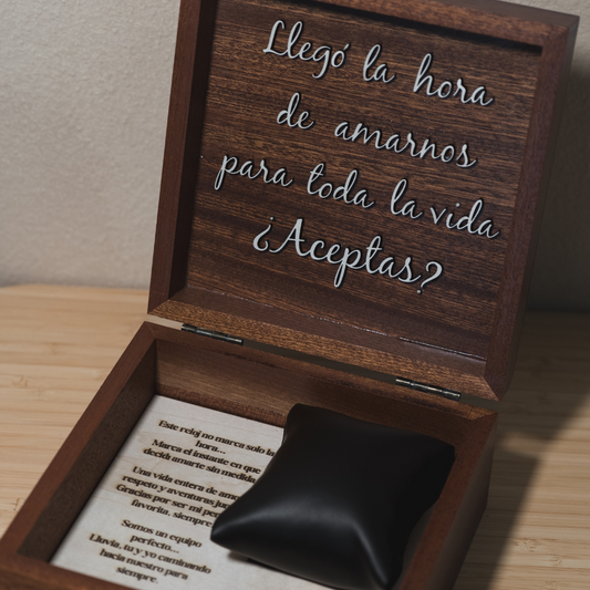 AMOR BONITO BOX – Caja para reloj y grabado personalizado