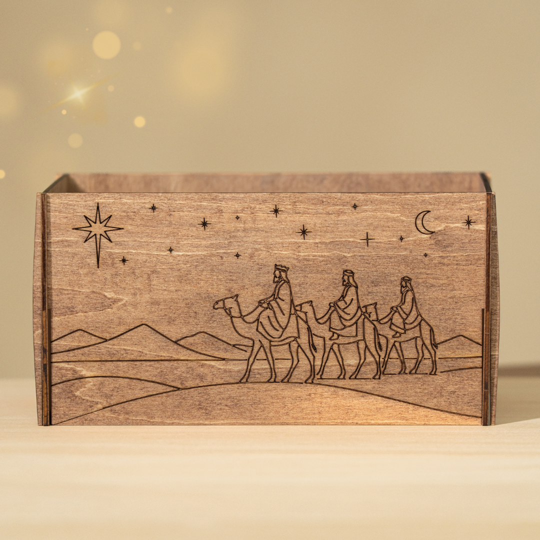 CAJA PARA EL PASTO DE LOS CAMELLOS DE LOS REYES MAGOS 🐪✨